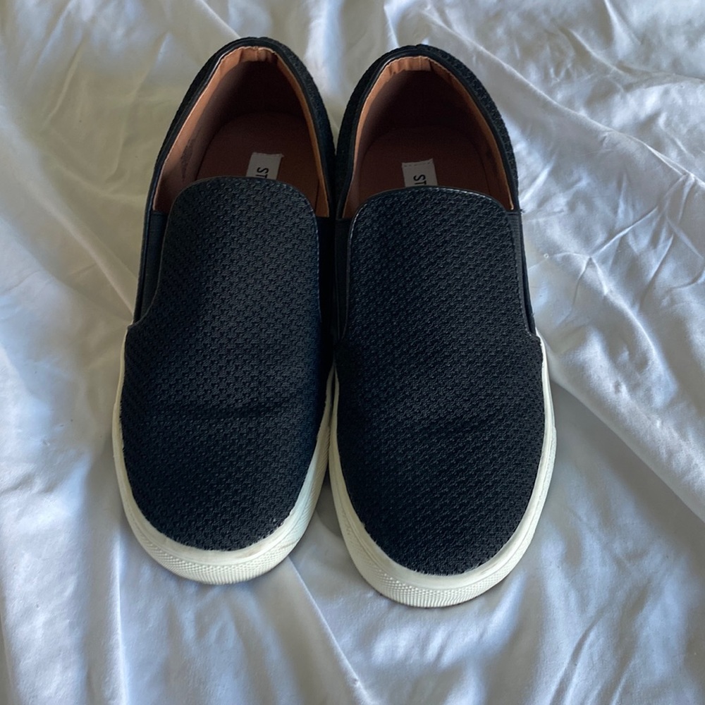 Black Steve Madden Vans/Slip-ons